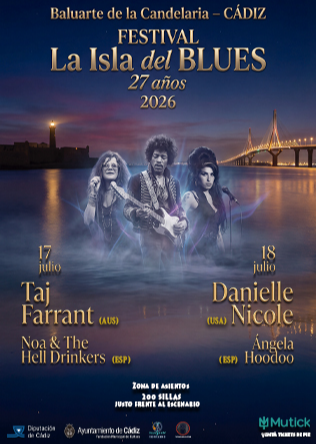  XXVII Festival La Isla del Blues en Candelaria Cádiz 2026 - 17 julio