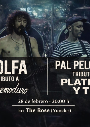 Tributos a Extremoduro + Platero y Tú en The Rose Yuncler Toledo