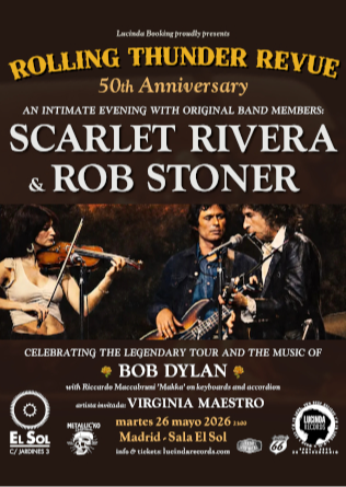 SCARLET RIVERA & ROB STONER (USA) en Madrid