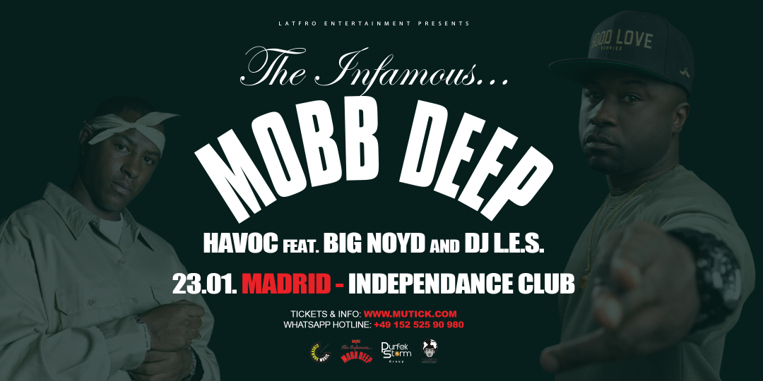 MOBB DEEP (USA) feat. Havoc, Big Noyd & DJ L.E.S en Madrid