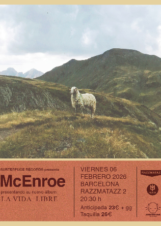 McEnroe presenta 'La vida libre' en Barcelona 