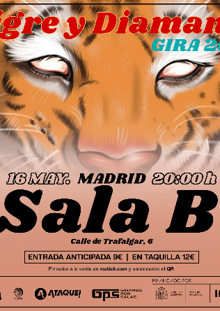 TIGRE Y DIAMANTE en Madrid - GPS