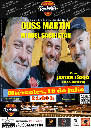 Guss Martín y Miguel Sacristán Reunion en Madrid