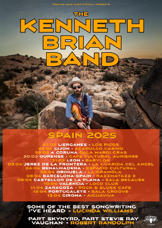 KENNETH BRIAN BAND (USA) en Jerez