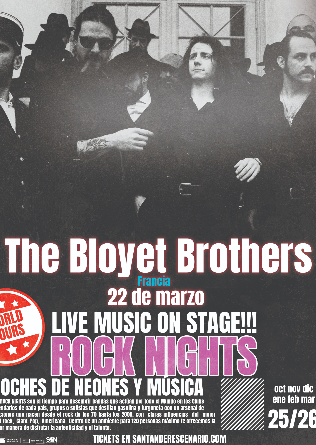 The Bloyet Brothers (FR) en Rock Nights - Escenario Santander Cantabria