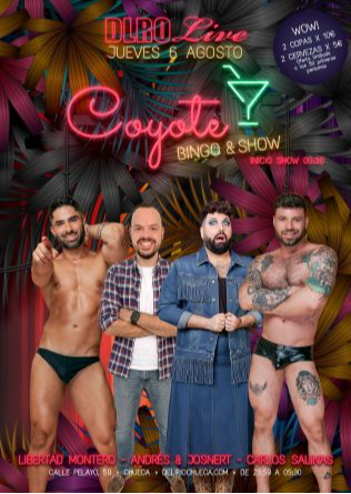 COYOTE BINGO & SHOW! - 6 AGOSTO 2026 