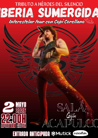 IBERIA SUMERGIDA - Tributo a Héroes del Silencio en Gijón