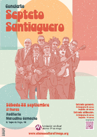 SEPTETO SANTIAGUERO en Madrid - Marcelino Camacho 