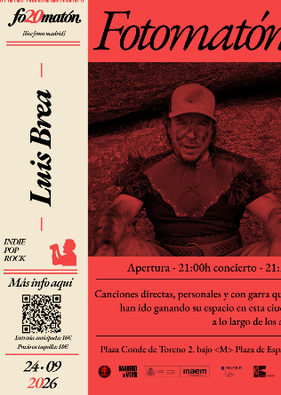 LUIS BREA en Madrid 20 Aniversario Fotomaton